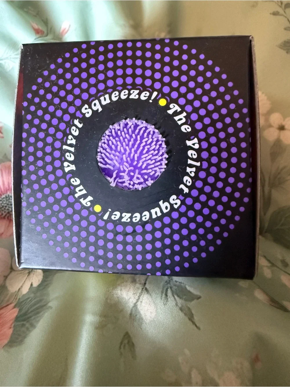 Nee Doh Fuzz Ball Velvet Squeeze - Purple